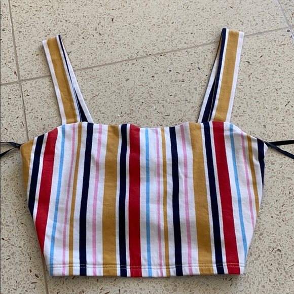 Colorful striped crop top - Picture 1 of 1